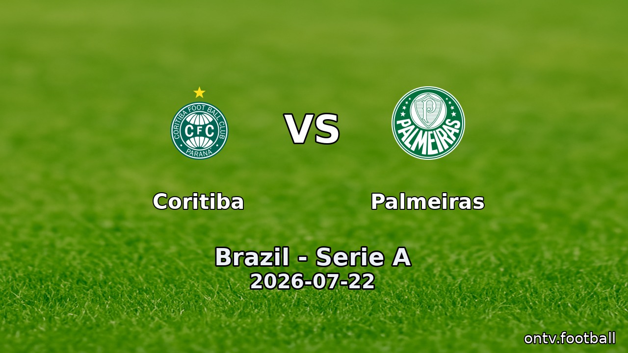 Coritiba vs Palmeiras