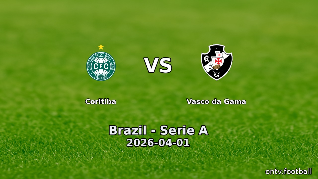 Coritiba vs Vasco da Gama