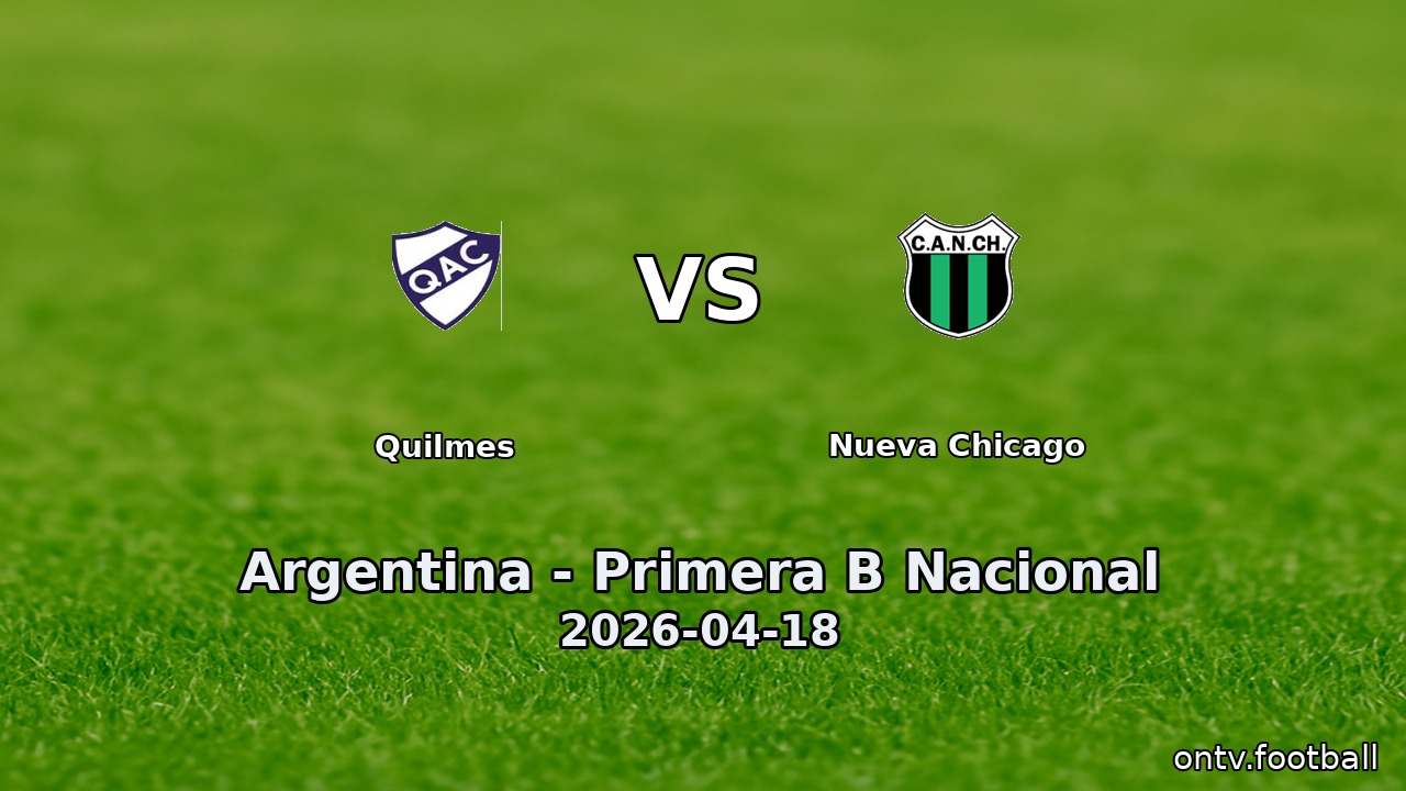 Quilmes vs Nueva Chicago