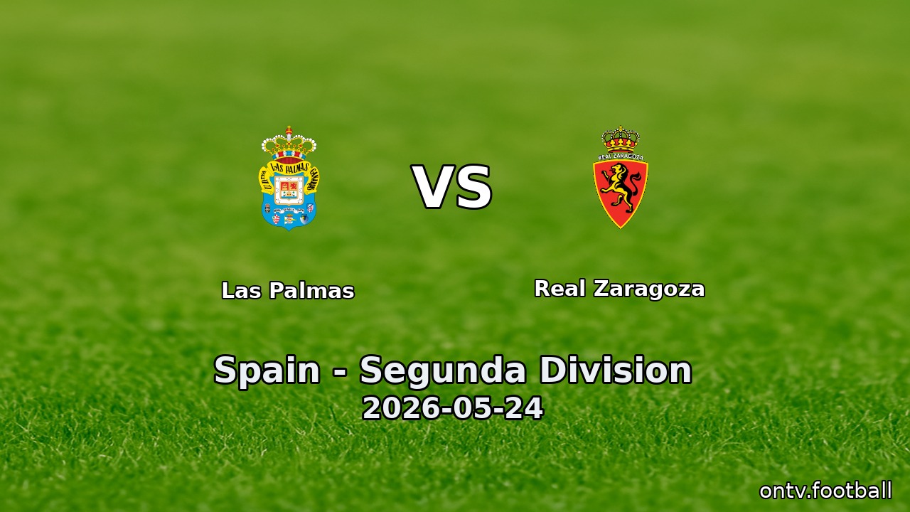 Las Palmas vs Real Zaragoza
