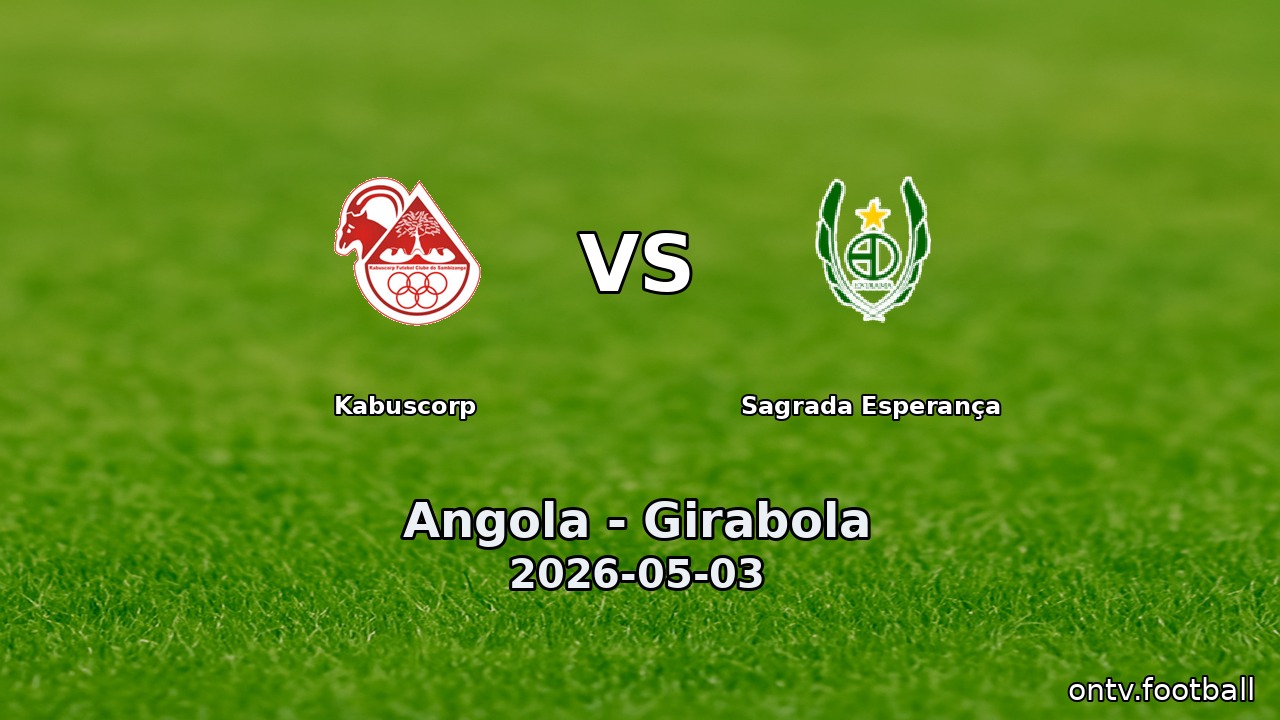 Kabuscorp vs Sagrada Esperança