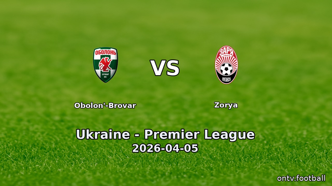 Obolon'-Brovar vs Zorya