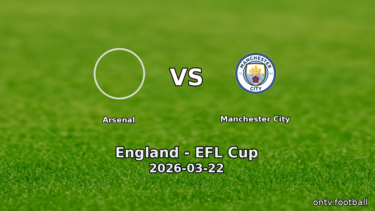 Arsenal vs Manchester City