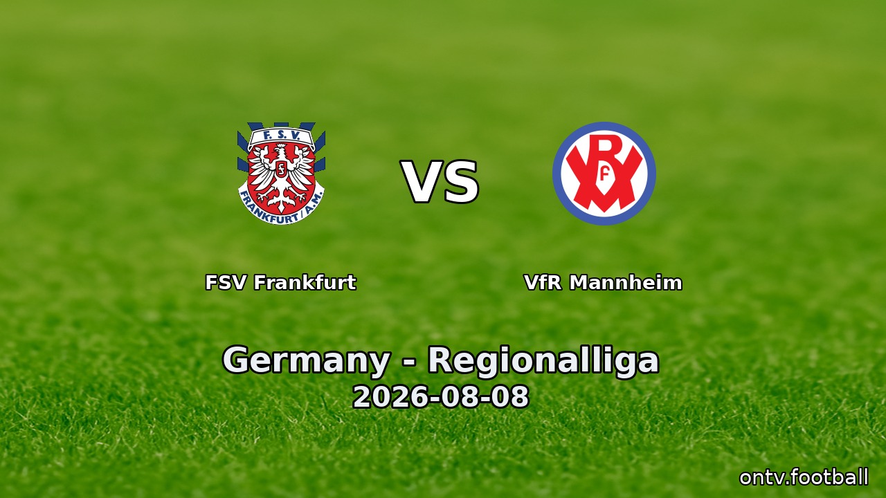 FSV Frankfurt vs VfR Mannheim
