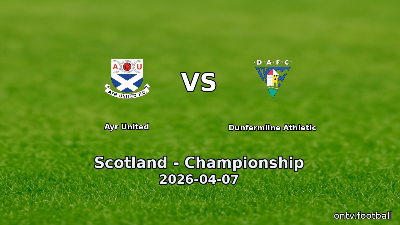 Ayr United vs Dunfermline Athletic