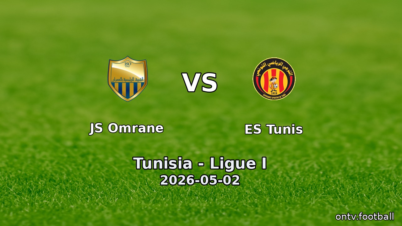JS Omrane vs ES Tunis
