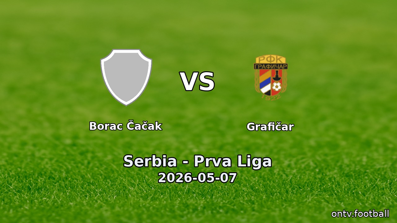 Borac Čačak vs Grafičar
