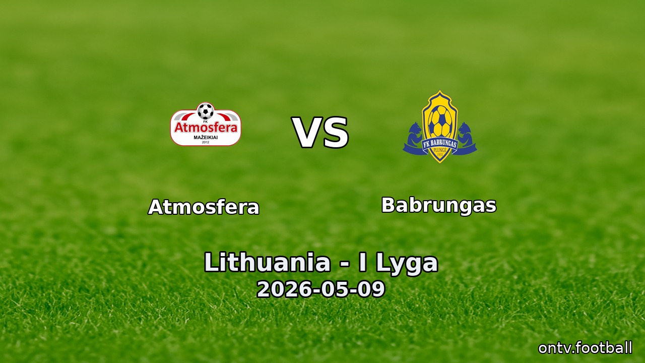 Atmosfera vs Babrungas