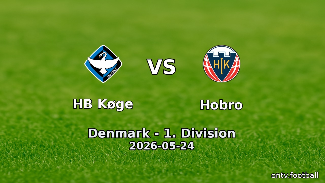 HB Køge vs Hobro