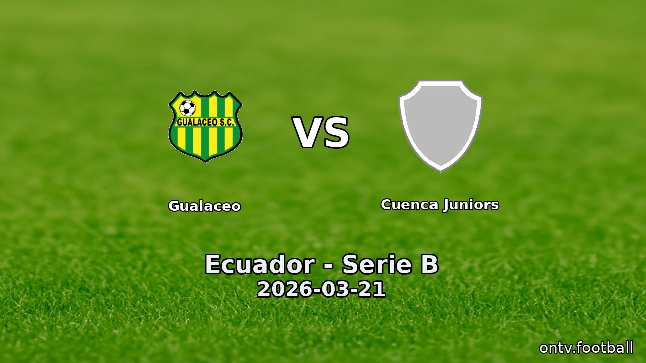 Gualaceo vs Cuenca Juniors