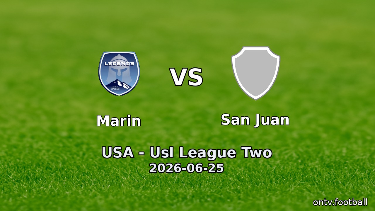 Marin vs San Juan