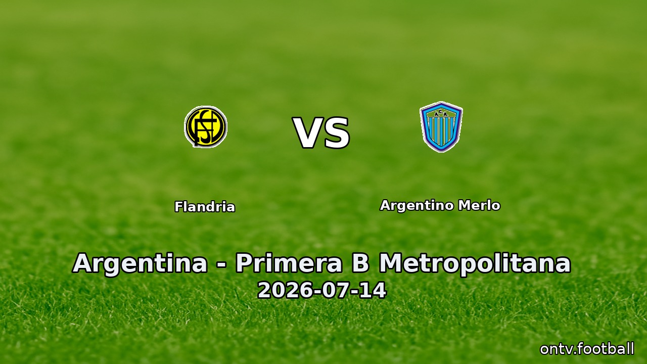 Flandria vs Argentino Merlo