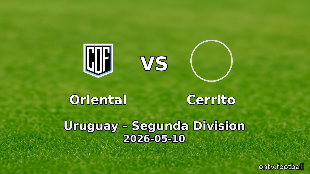 Oriental vs Cerrito
