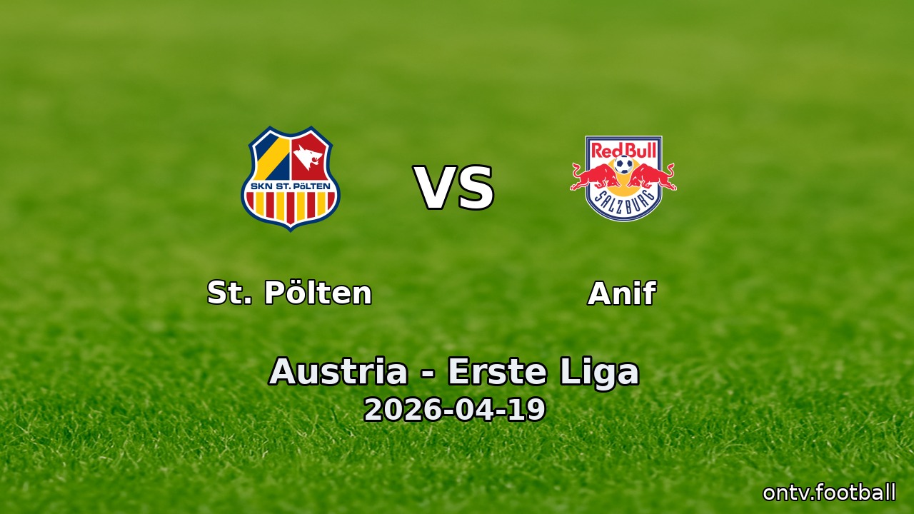 St. Pölten vs Anif