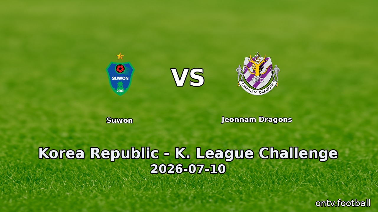 Suwon vs Jeonnam Dragons