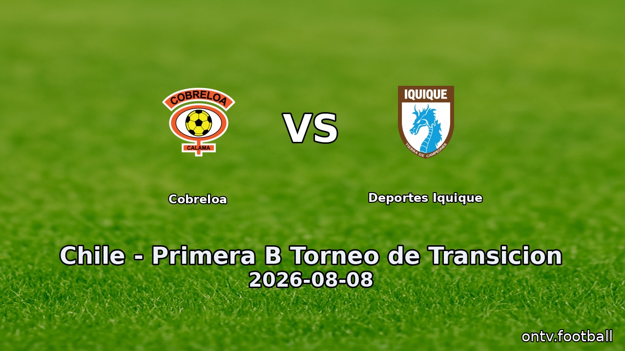 Cobreloa vs Deportes Iquique