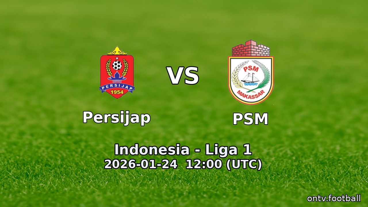 Persijap vs PSM