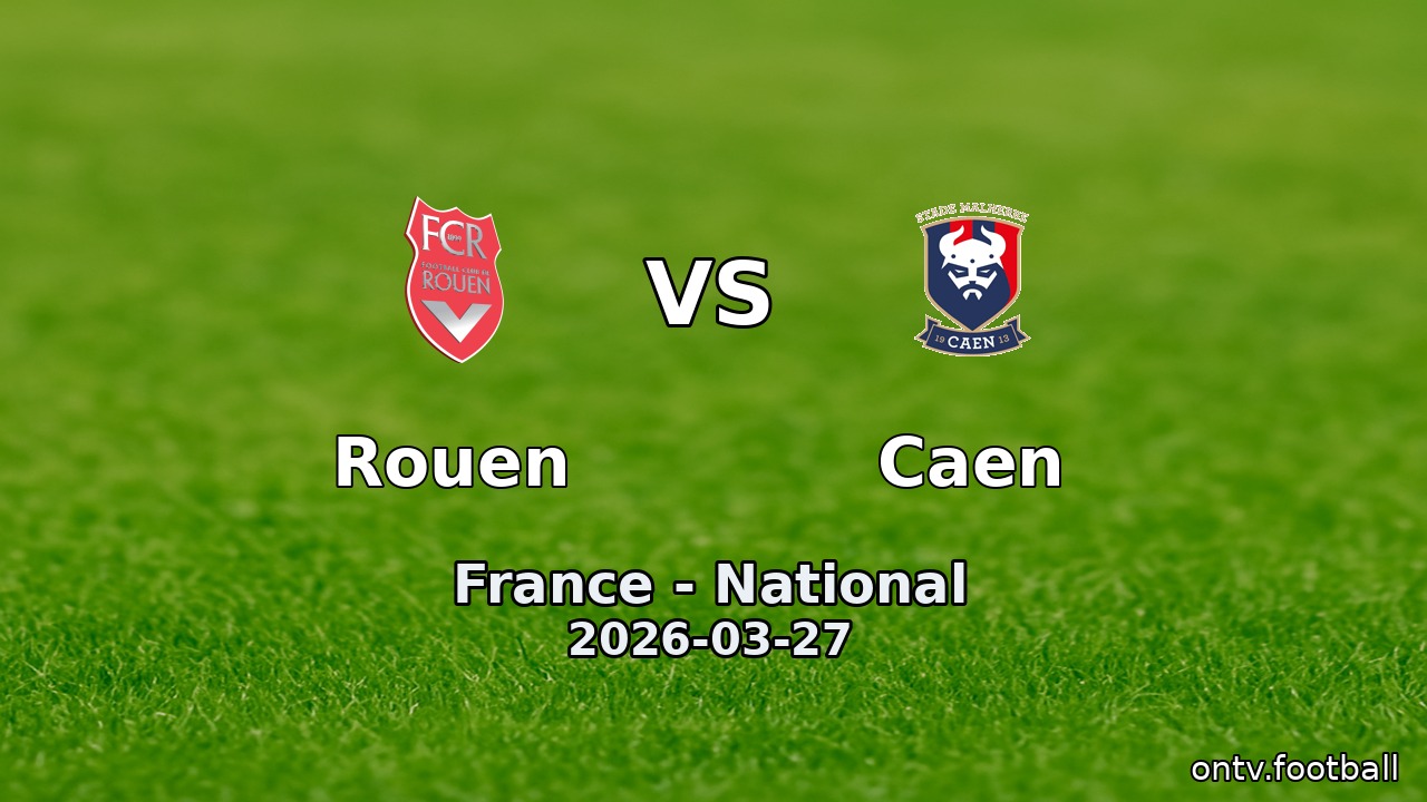 Rouen vs Caen
