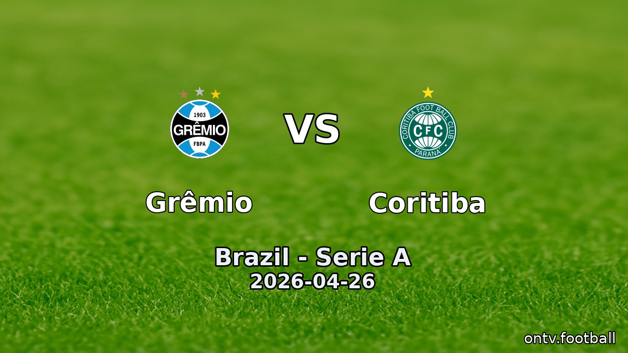 Grêmio vs Coritiba