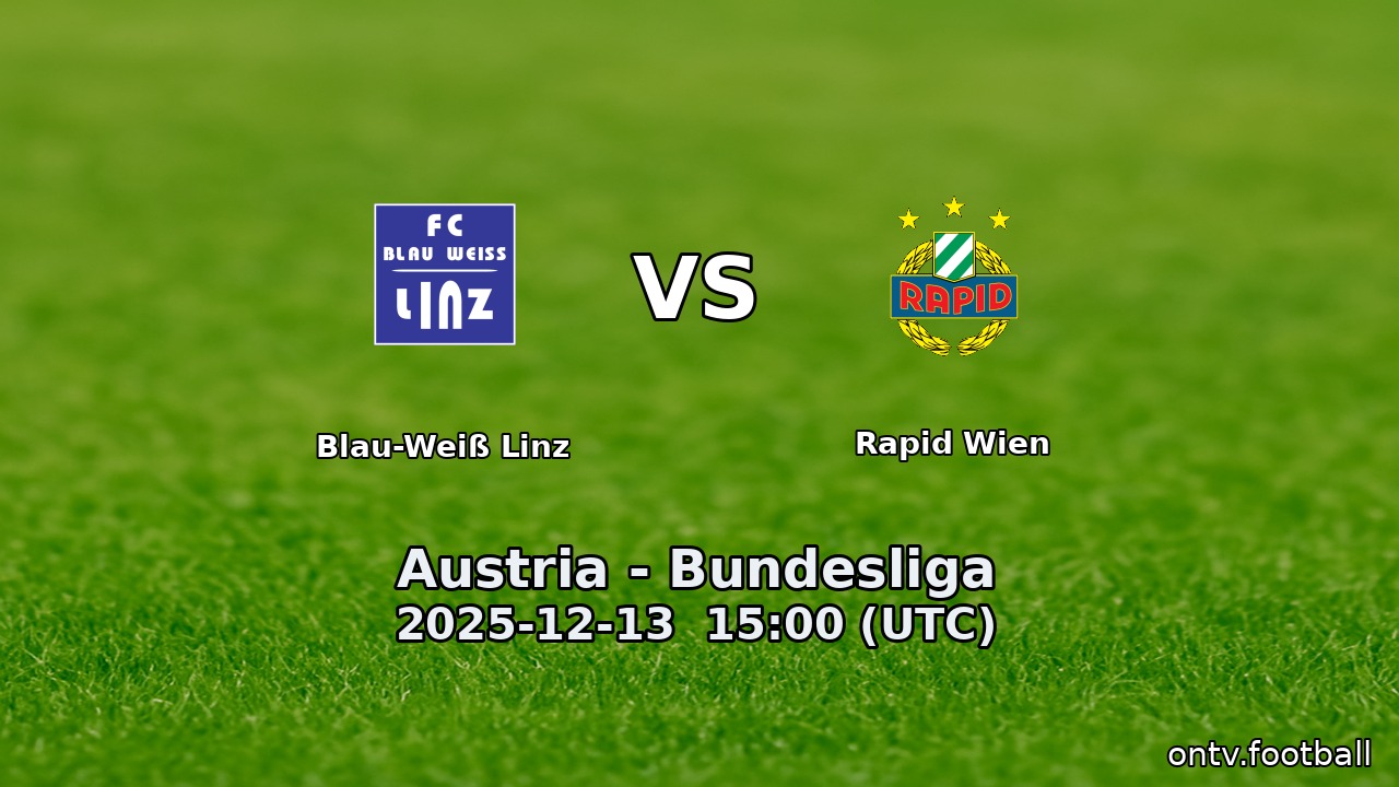 Blau-Weiß Linz vs Rapid Wien
