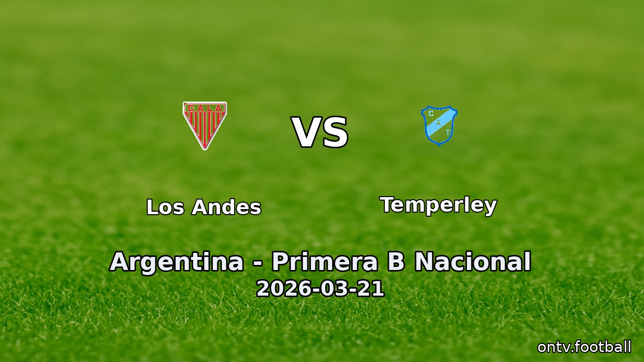 Los Andes vs Temperley