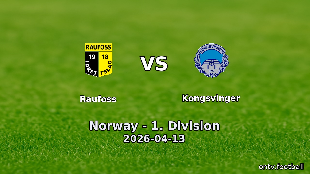 Raufoss vs Kongsvinger