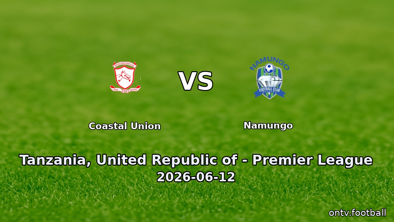 Coastal Union vs Namungo