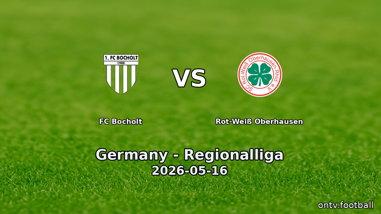 FC Bocholt vs Rot-Weiß Oberhausen