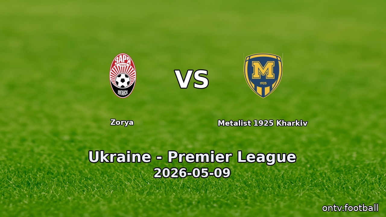 Zorya vs Metalist 1925 Kharkiv