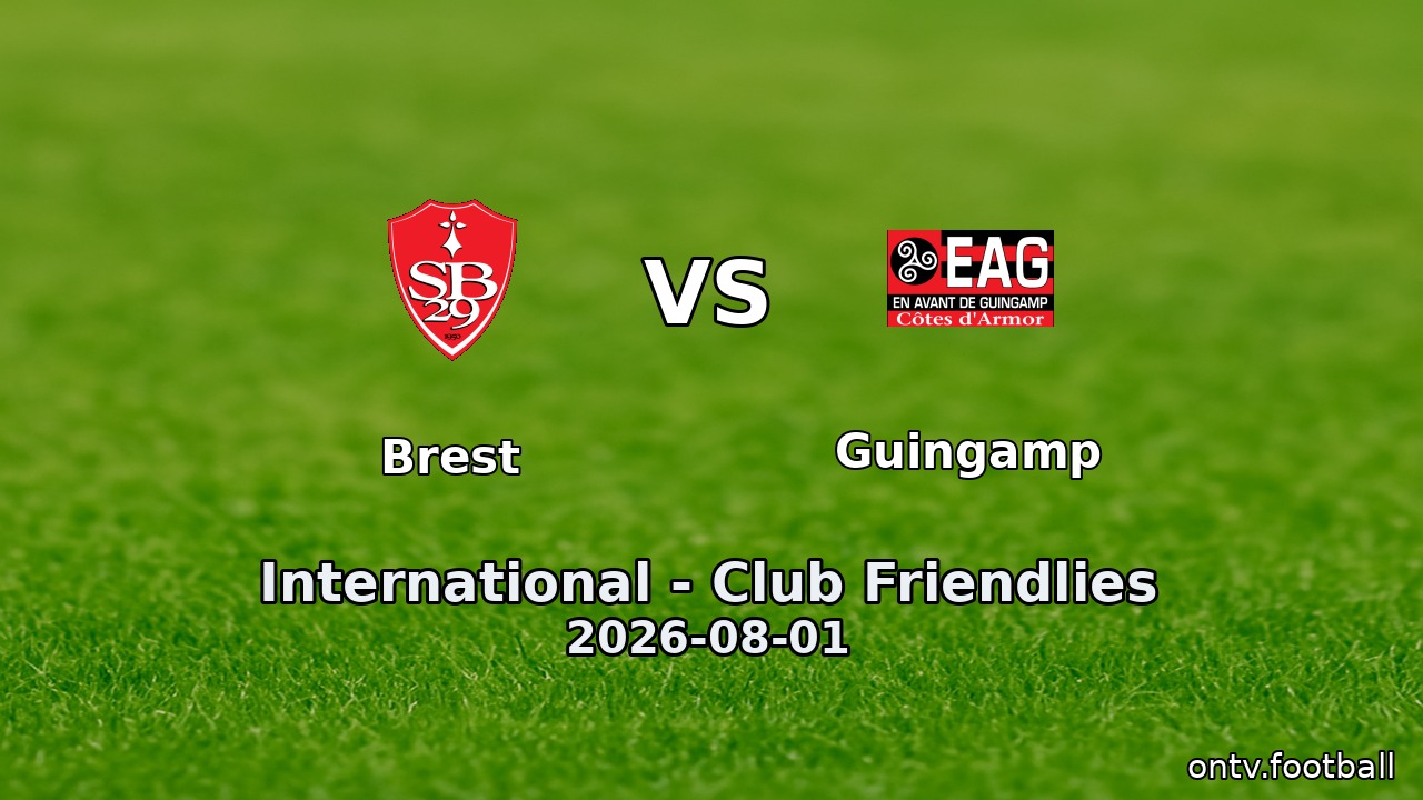 Brest vs Guingamp