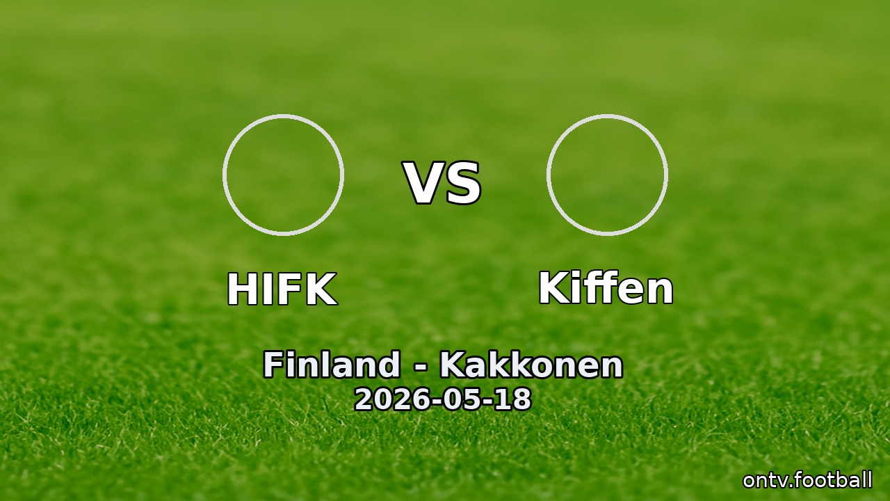 HIFK vs Kiffen