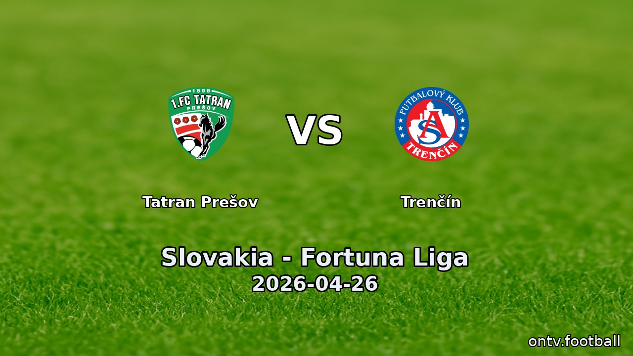 Tatran Prešov vs Trenčín