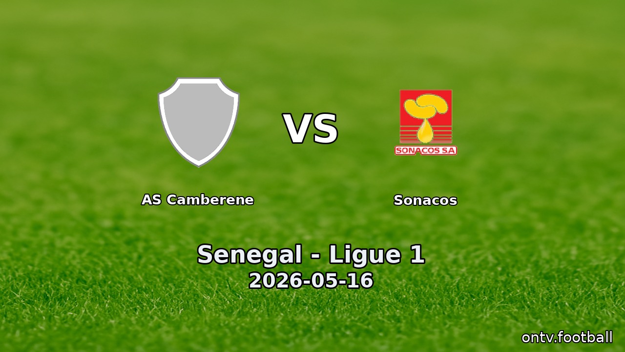 AS Camberene vs Sonacos