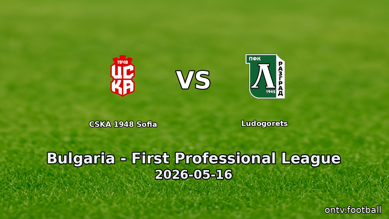 CSKA 1948 Sofia vs Ludogorets