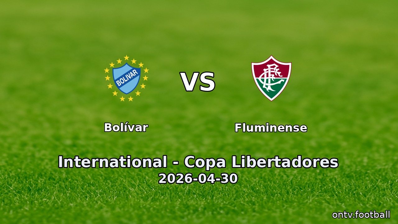 Bolívar vs Fluminense