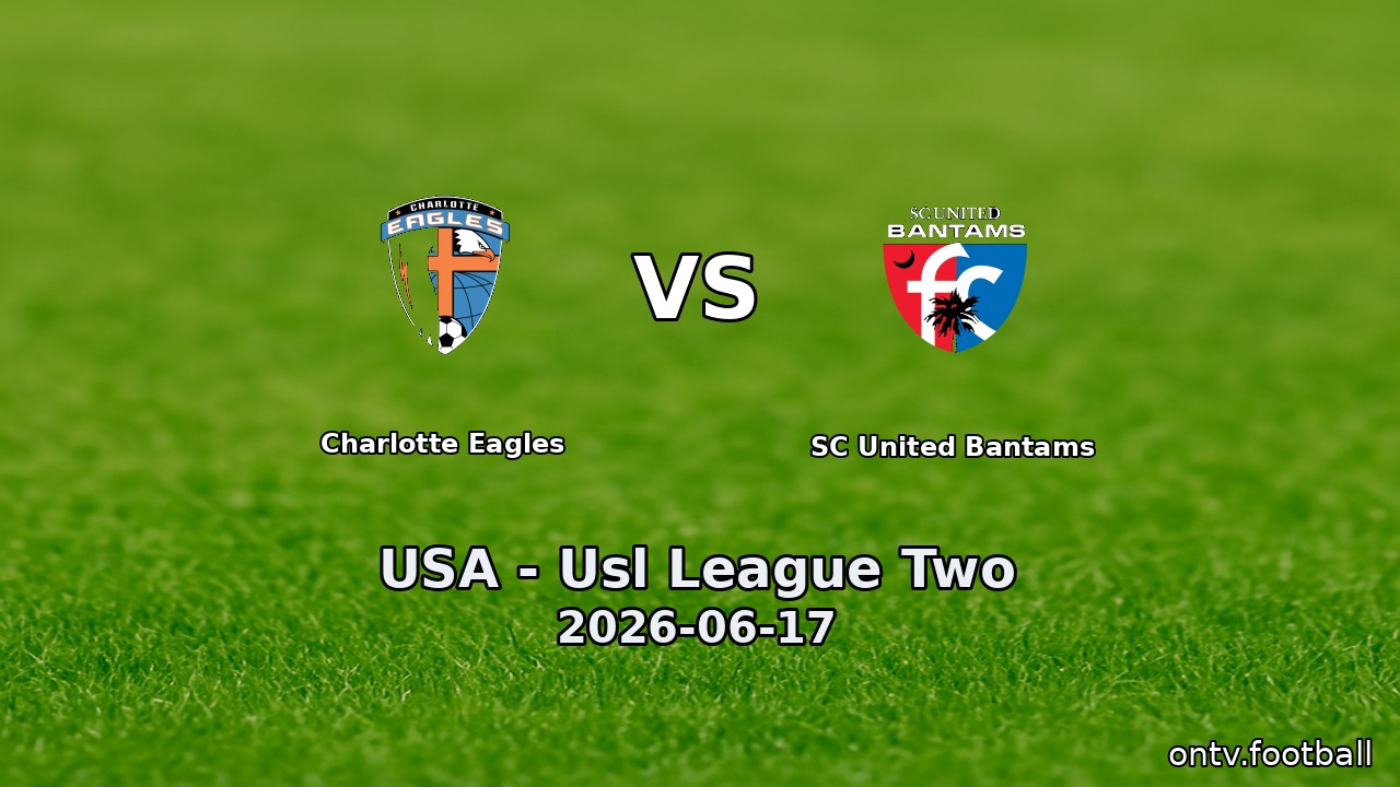 Charlotte Eagles vs SC United Bantams