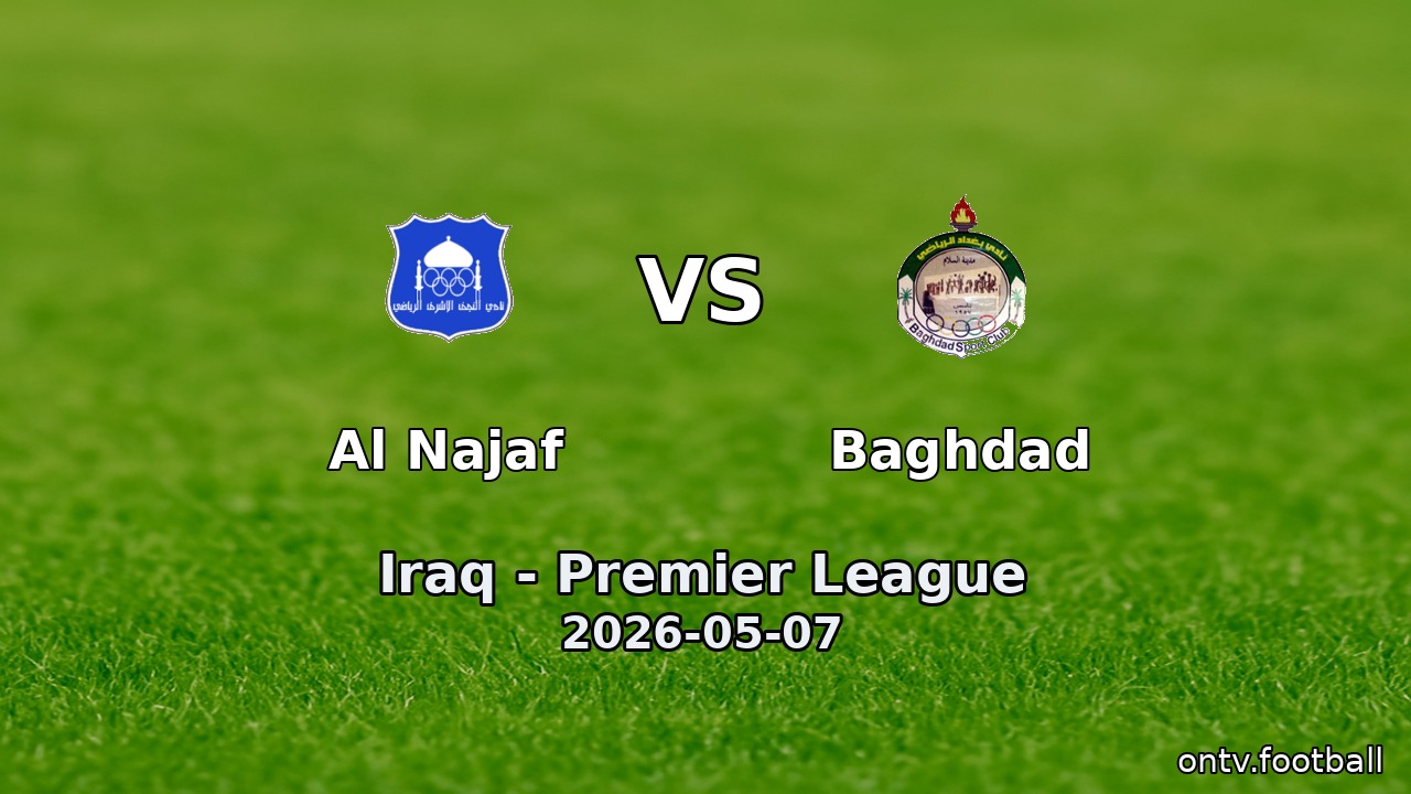 Al Najaf vs Baghdad