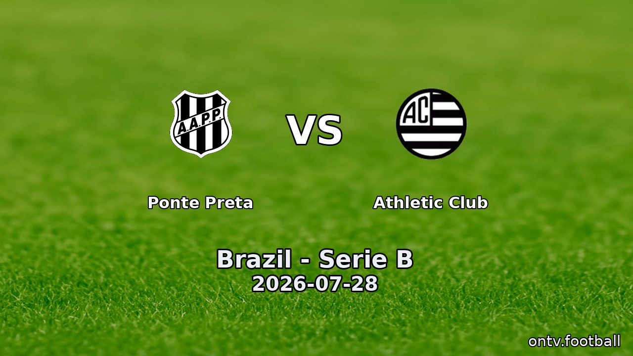 Ponte Preta vs Athletic Club