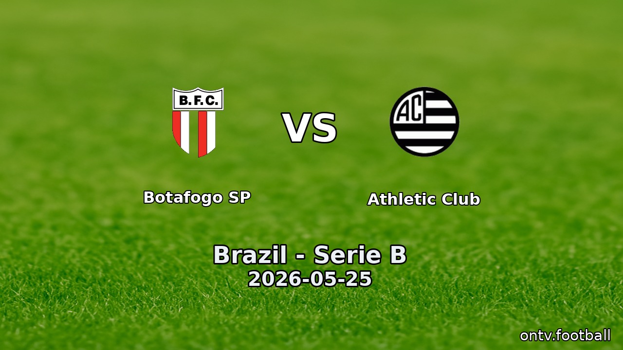 Botafogo SP vs Athletic Club