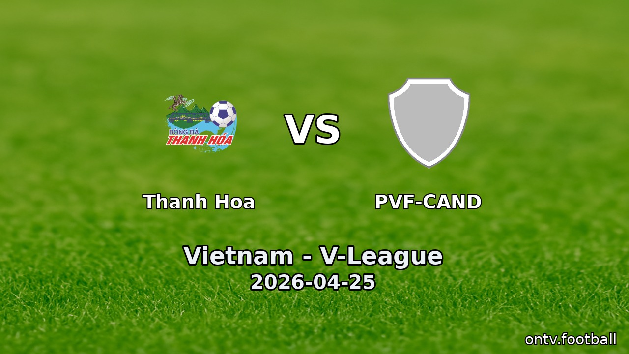 Thanh Hoa vs PVF-CAND