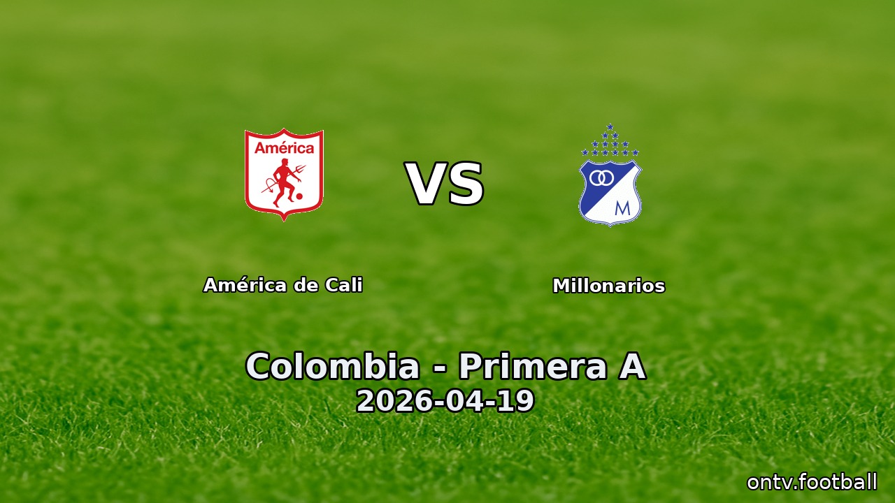 América de Cali vs Millonarios