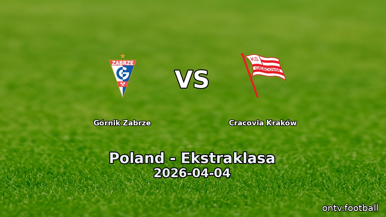 Górnik Zabrze vs Cracovia Kraków