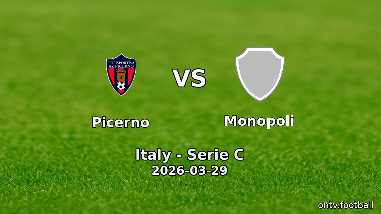 Picerno vs Monopoli