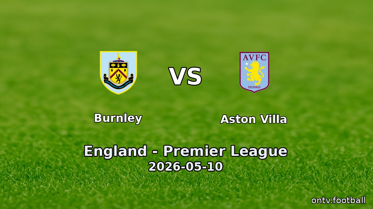 Burnley vs Aston Villa