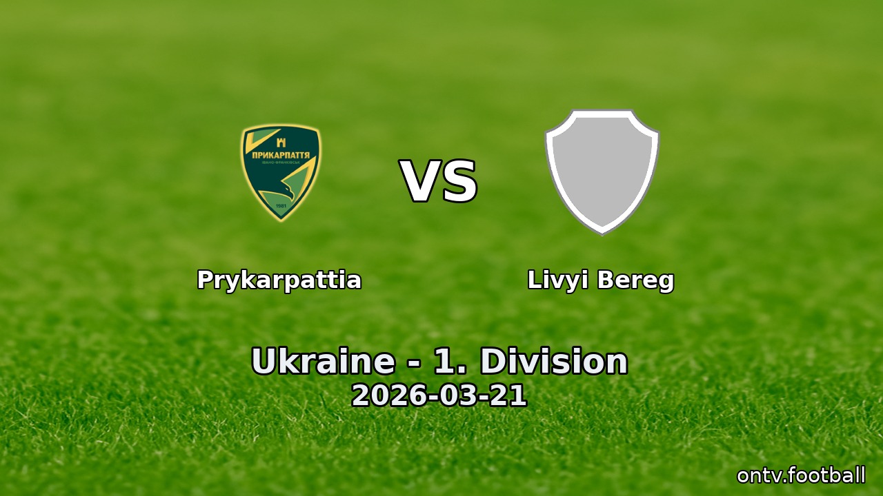 Prykarpattia vs Livyi Bereg