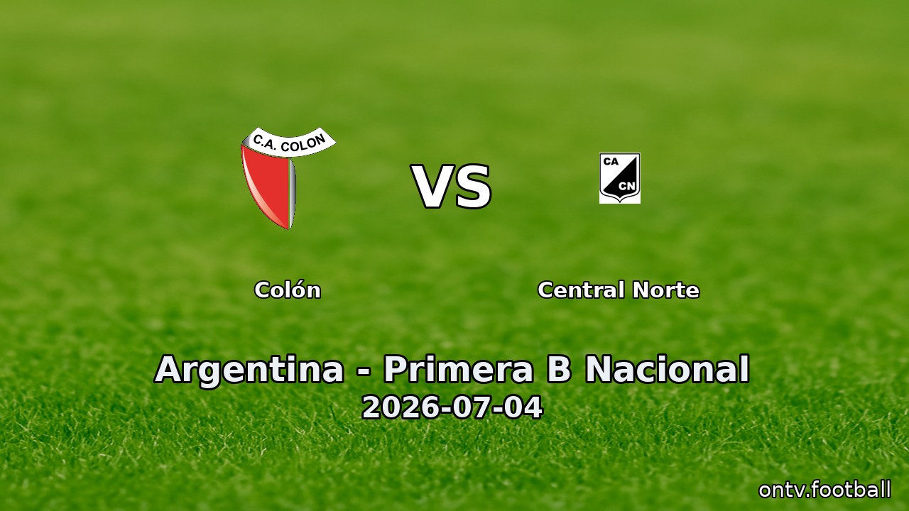 Colón vs Central Norte