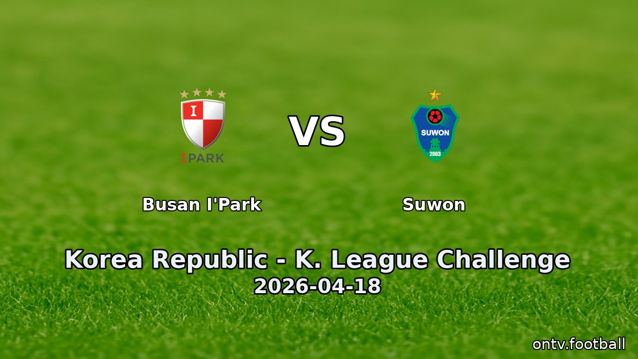 Busan I'Park vs Suwon
