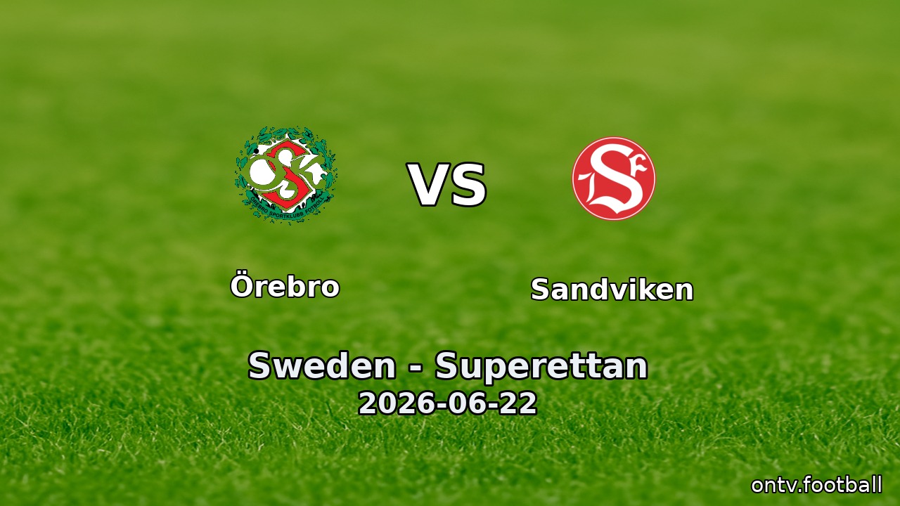 Örebro vs Sandviken
