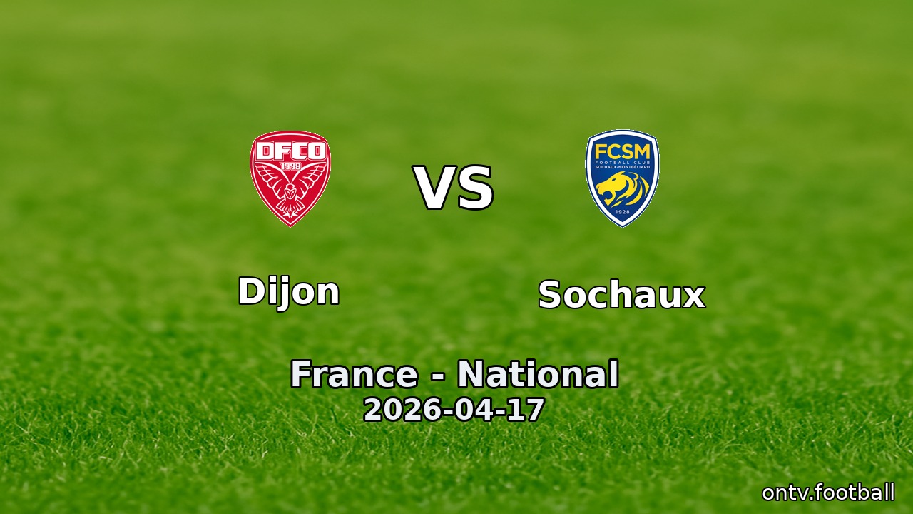 Dijon vs Sochaux