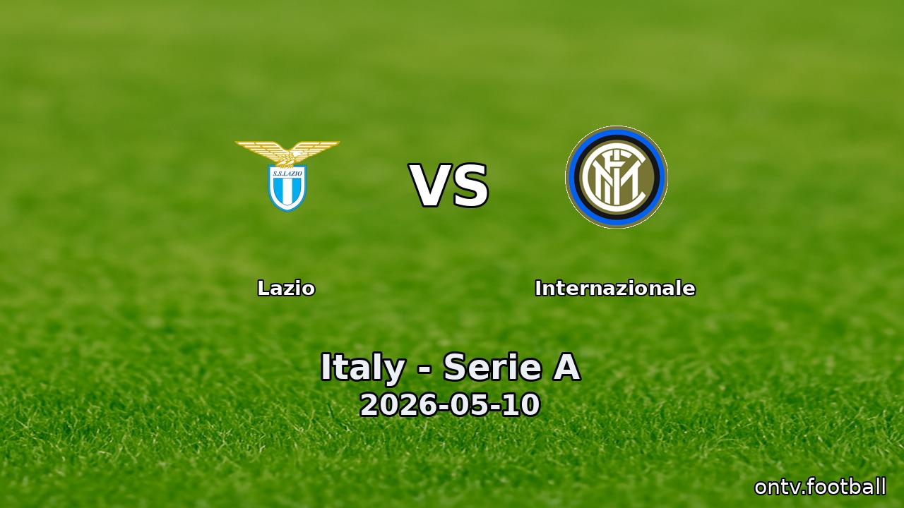 Lazio vs Internazionale